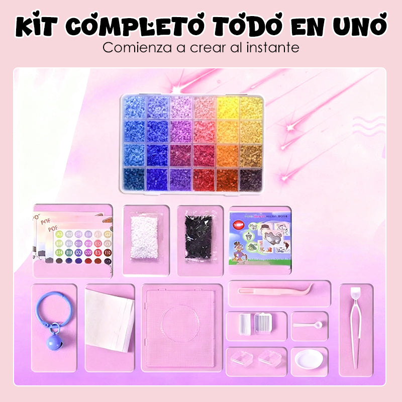 Kit de Manualidades con Cuentas Creativo y Educativo