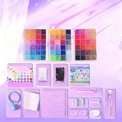 Kit de Manualidades con Cuentas Creativo y Educativo