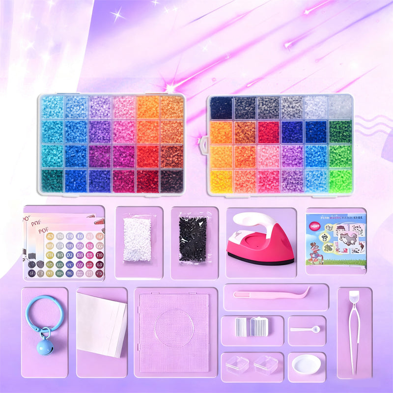 Kit de Manualidades con Cuentas Creativo y Educativo