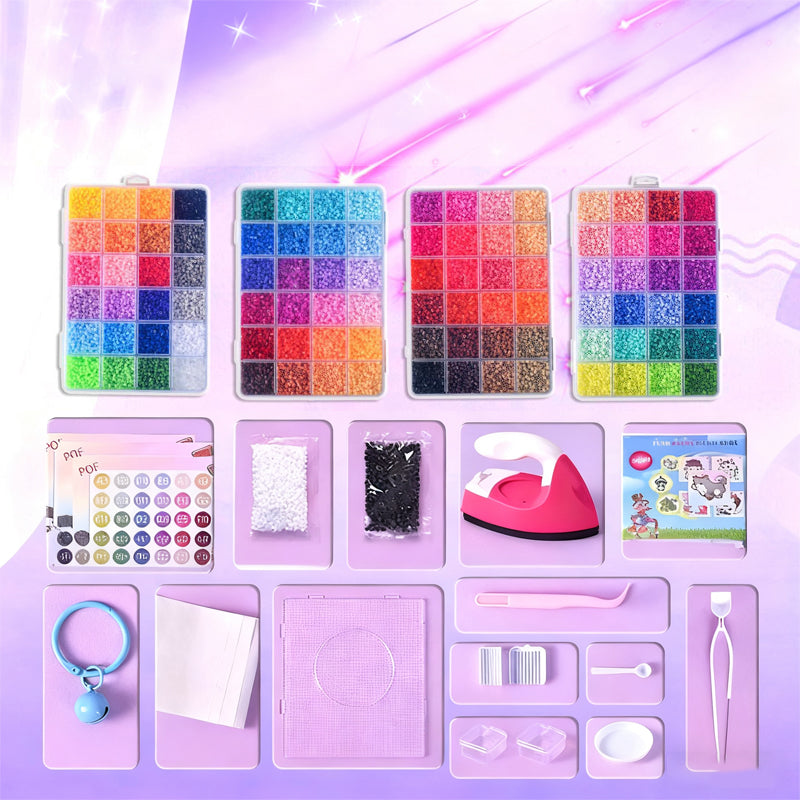 Kit de Manualidades con Cuentas Creativo y Educativo