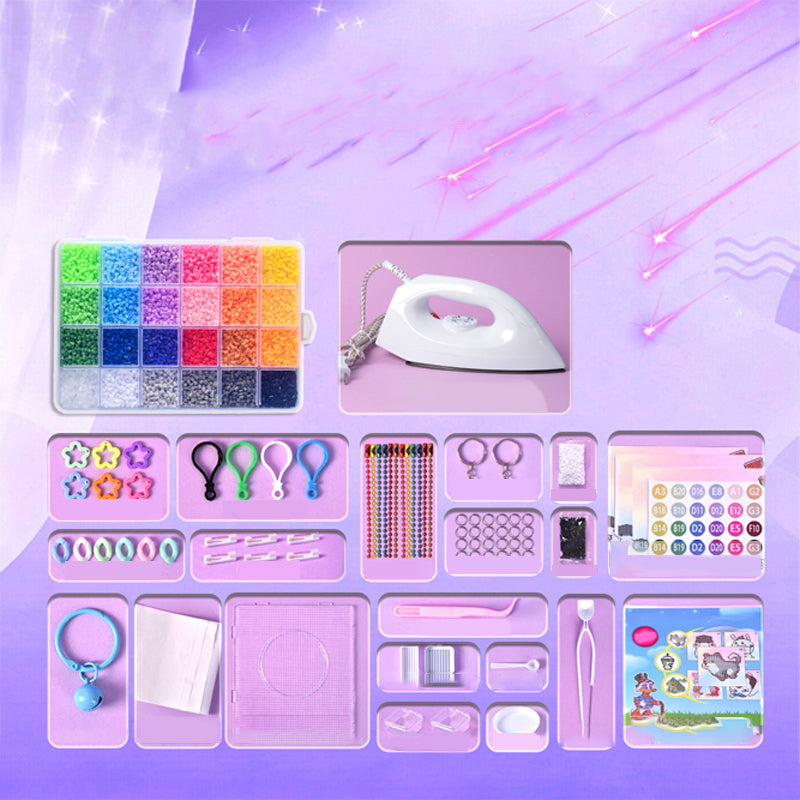 Kit de Manualidades con Cuentas Creativo y Educativo