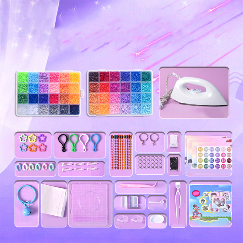 Kit de Manualidades con Cuentas Creativo y Educativo
