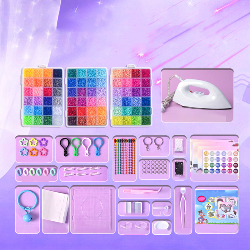 Kit de Manualidades con Cuentas Creativo y Educativo
