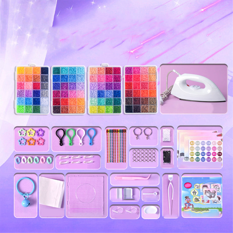 Kit de Manualidades con Cuentas Creativo y Educativo