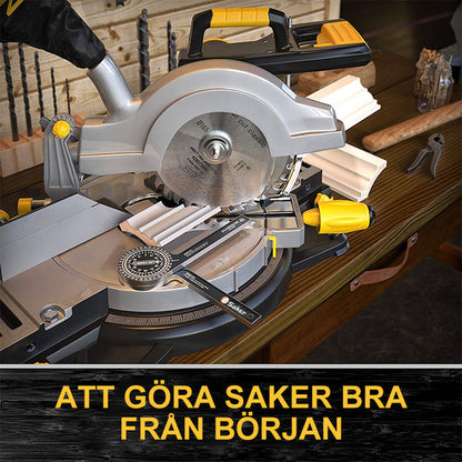 📏 Transportador para sierra ingletadora de aluminio de 7 pulgadas | Buscador de ángulos de precisión