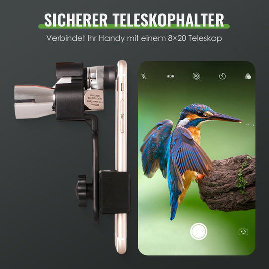 Soporte ajustable para celular para mini monocular 8×20
