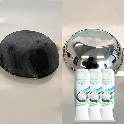 Potente película de lodo con residuos quemados para utensilios de cocina