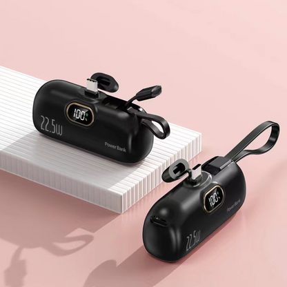 🔋💥 Mini Cargador Portátil Power Bank 5000mAh   Carga Rápida y Compacta para tu Teléfono en Cualquier Lugar ✨📱
