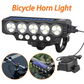 Luz para Bicicleta Recargable Solar y USB