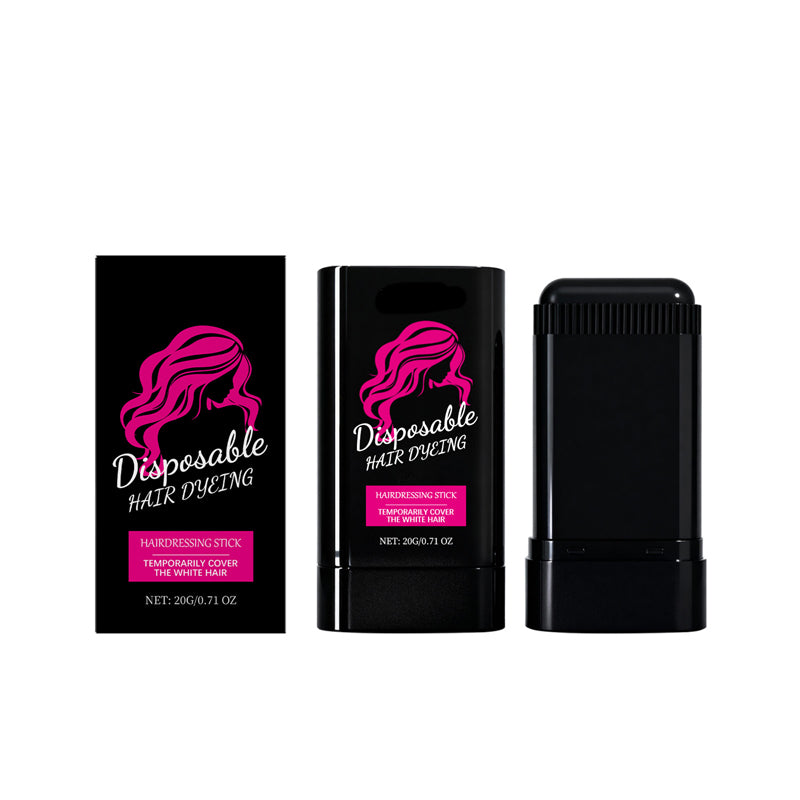 Barra de tinte para el cabello resistente al agua con peine
