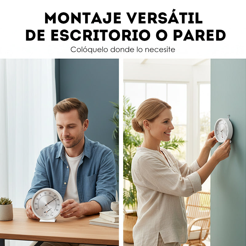 Termómetro Higrómetro Mecánico para Interiores