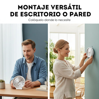 Termómetro Higrómetro Mecánico para Interiores