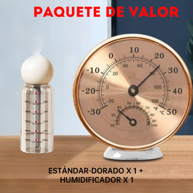 Termómetro Higrómetro Mecánico para Interiores