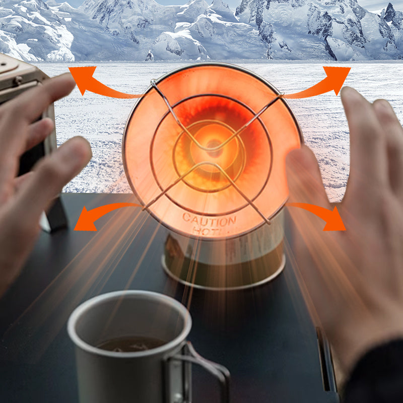 Calefactor de Gas Portátil para Camping y Exteriores