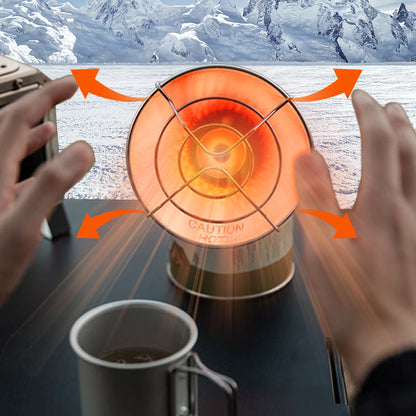 Calefactor de Gas Portátil para Camping y Exteriores