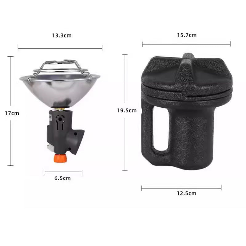 Calefactor de Gas Portátil para Camping y Exteriores