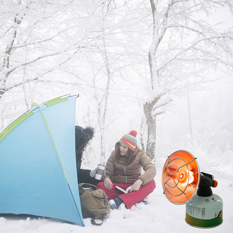 Calefactor de Gas Portátil para Camping y Exteriores