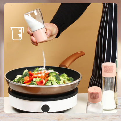 Frasco cónico de cristal para condimentos