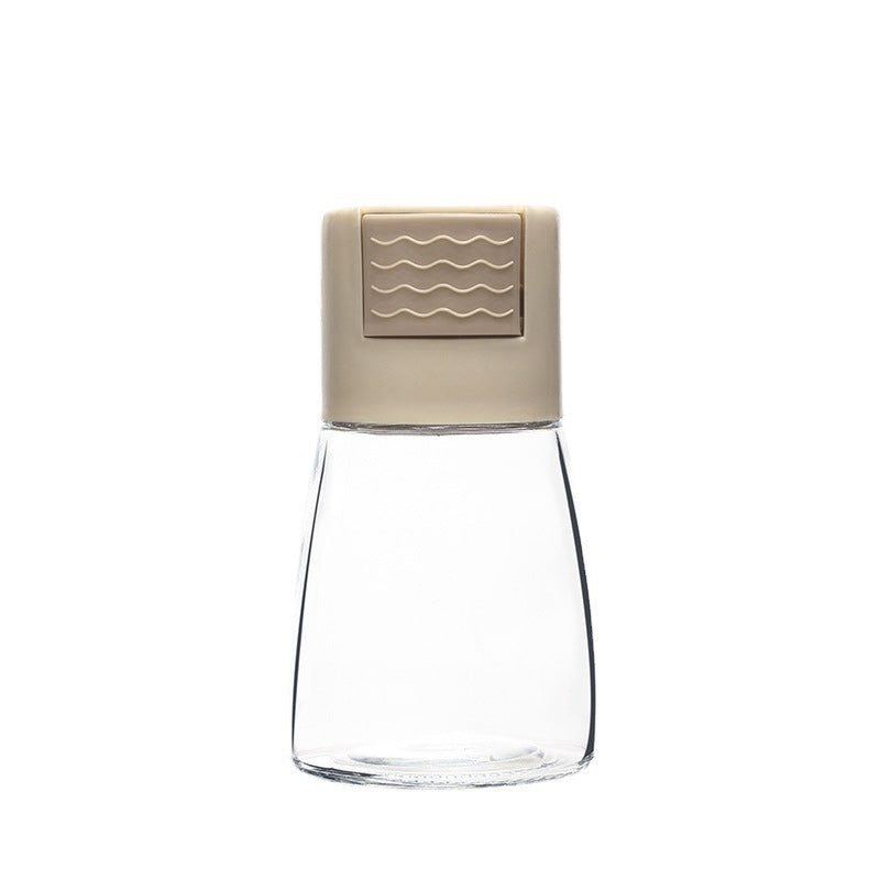 Frasco cónico de cristal para condimentos