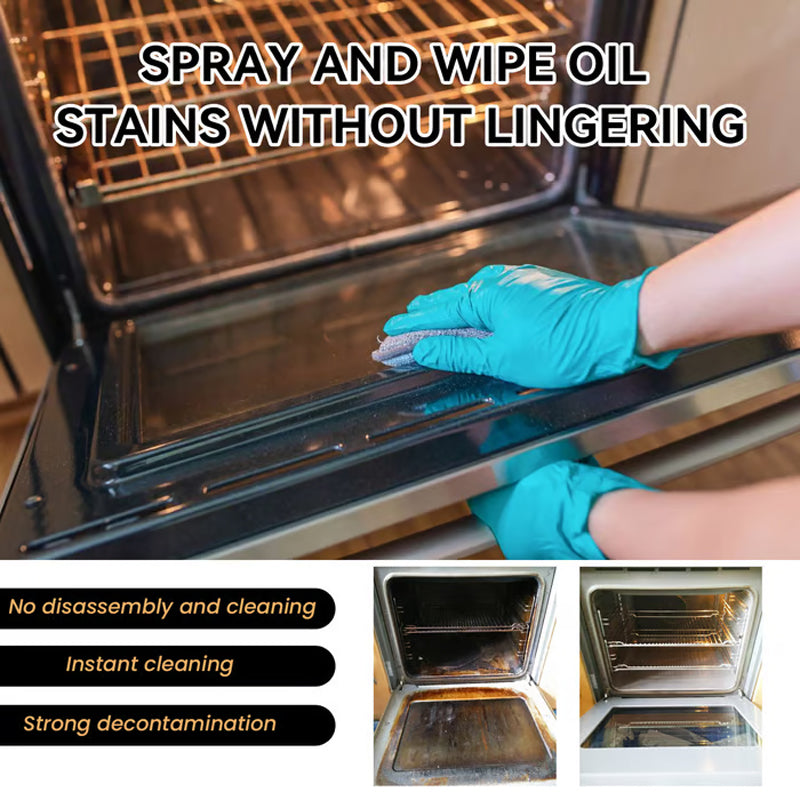 🔥🧼 Spray Limpiador Potente para Hornos y Parrillas Elimina grasa incrustada y residuos quemados • Limpieza profunda sin esfuerzo ✨🍖🔥