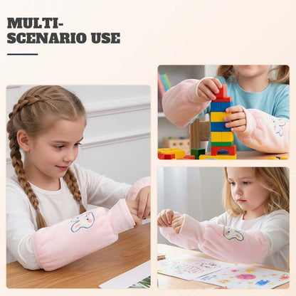 Manguitos y guantes sin dedos 2 en 1 para niños