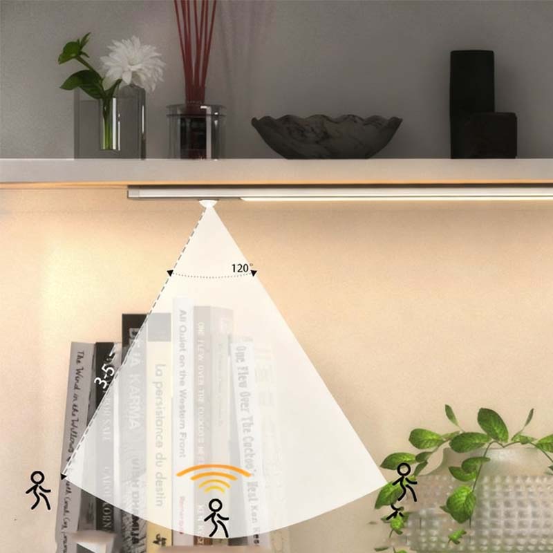 Barra de Luz LED Magnética con Sensor de Movimiento e Indicador de Batería