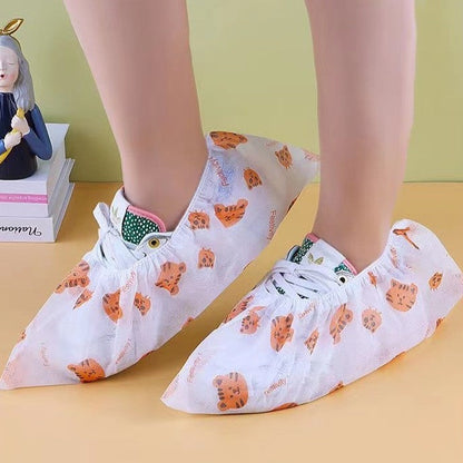 50 Cubre Zapatos Desechables Gruesos con Dibujos Animados