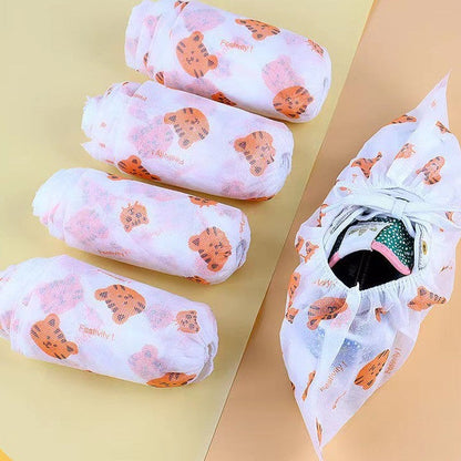 50 Cubre Zapatos Desechables Gruesos con Dibujos Animados