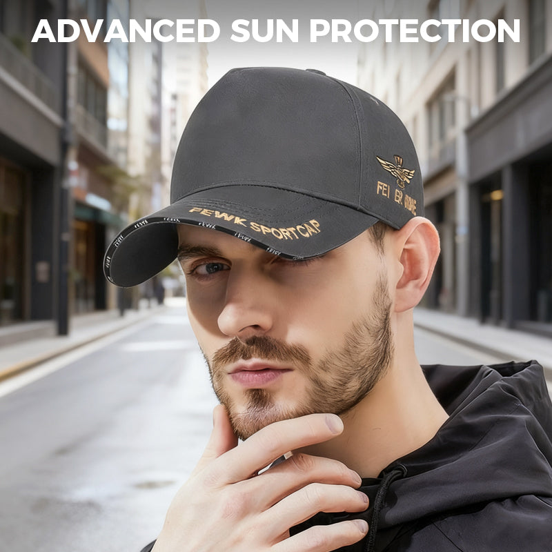 Gorra de béisbol ajustable y elegante con protección solar unisex