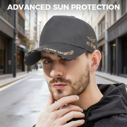 Gorra de béisbol ajustable y elegante con protección solar unisex