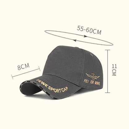 Gorra de béisbol ajustable y elegante con protección solar unisex