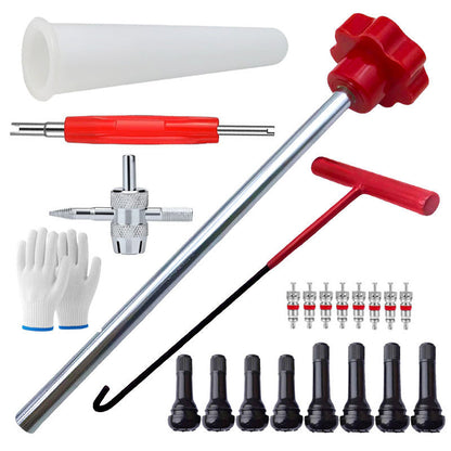 Kit de herramientas para válvula de neumático de coche de cambio rápido