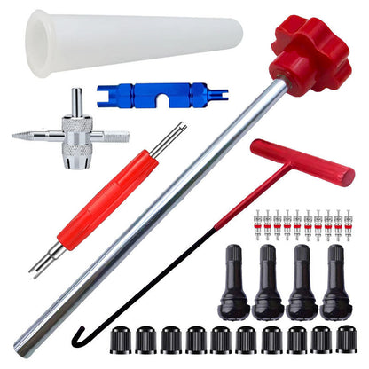 Kit de herramientas para válvula de neumático de coche de cambio rápido