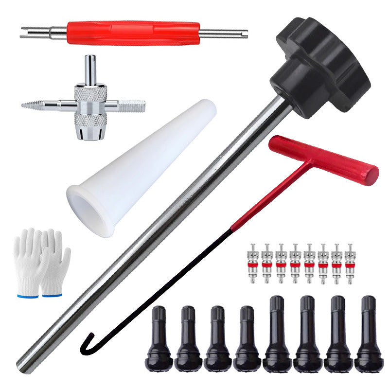 Kit de herramientas para válvula de neumático de coche de cambio rápido