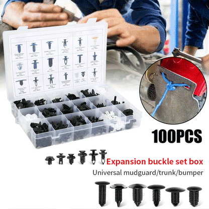 ⌛Oferta por Tiempo Limitado⌚Juego de 100 Piezas de Clip de Tornillo de Expansión Universal