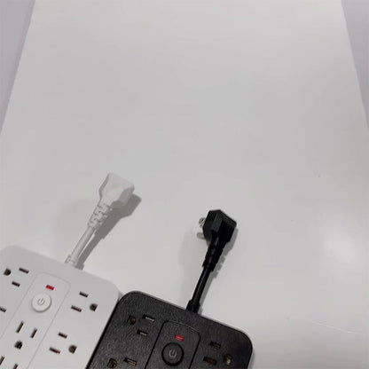 🚀¡Espacio y Seguridad! ⚡ Regleta 20 en 1: 14 CA+4 USB+2 Type-C – ¡Alimenta Todo! 🛡️