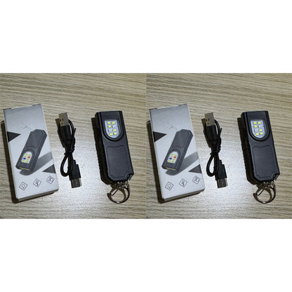 Mini Linterna de Llavero con Base Magnética