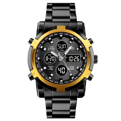 ⏱️ Reloj Militar 48mm con Doble Visualización – Resistente al Agua, Preciso y Estilo Aventurero 🏞️💪