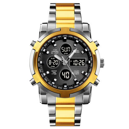 ⏱️ Reloj Militar 48mm con Doble Visualización – Resistente al Agua, Preciso y Estilo Aventurero 🏞️💪