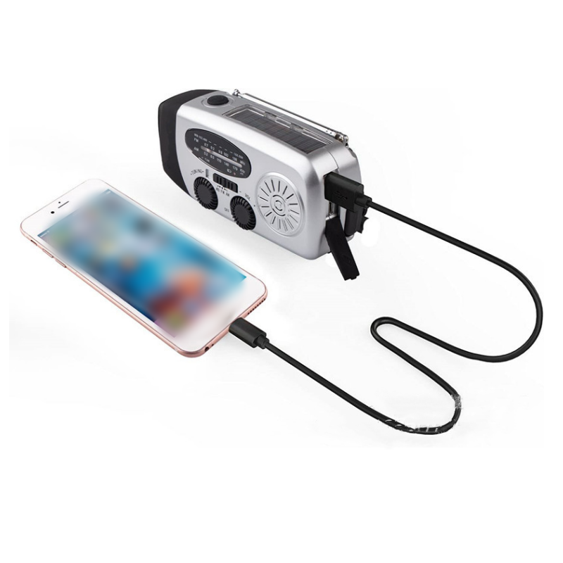 📻Radio portátil solar: emergencia, multifunción y recarga USB para actividades al aire libre/supervivencia 🔋