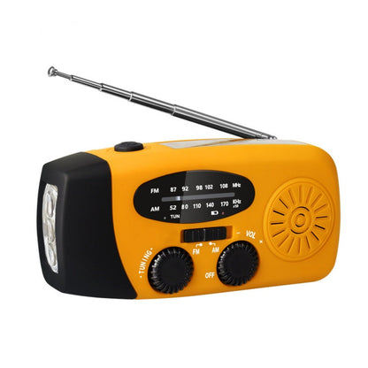 📻Radio portátil solar: emergencia, multifunción y recarga USB para actividades al aire libre/supervivencia 🔋