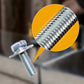 Juego de Tornillo y Tuerca Hexagonal con Brida M6x24mm para Auto