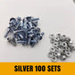 Juego de Tornillo y Tuerca Hexagonal con Brida M6x24mm para Auto