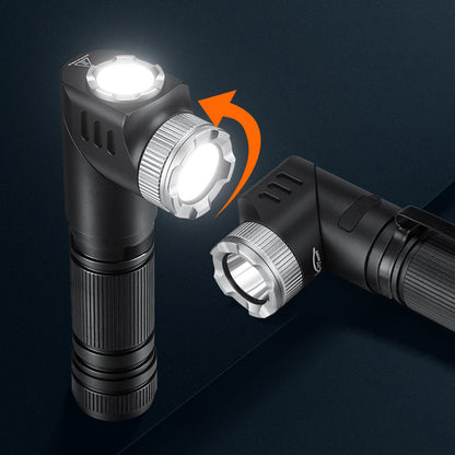 Linterna LED Multifuncional con Base Magnética