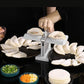 Prensa Manual de doble cabezal para hacer dumplings