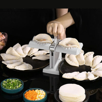 Prensa Manual de doble cabezal para hacer dumplings