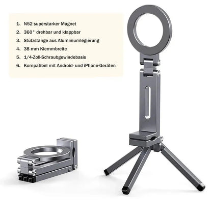Soporte de viaje plegable y portátil de aleación de aluminio