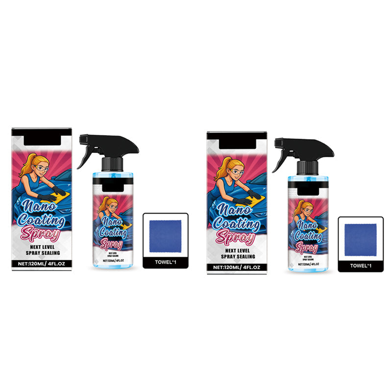 🚗 ¡COMPRA 2 LLEVA 3! ✨ Spray Abrillantador para Coches + Toalla - Efecto Brillante en 5 Minutos sin Rayar, Protección Duradera contra el Polvo ☀️🧼