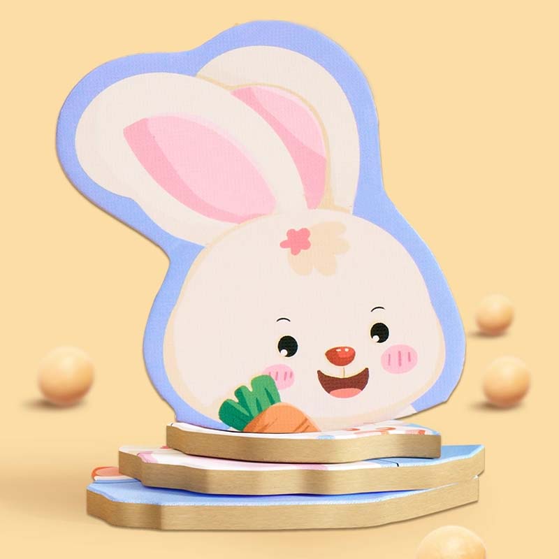 Rompecabezas de Animalitos de Fruta para Niños y Niñas