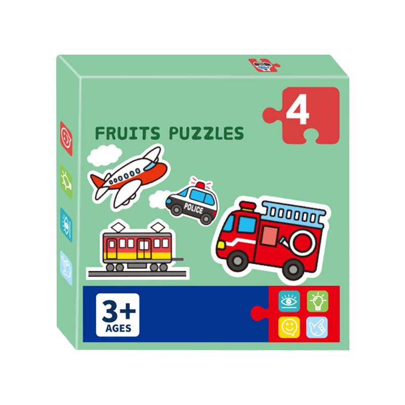 Rompecabezas de Animalitos de Fruta para Niños y Niñas